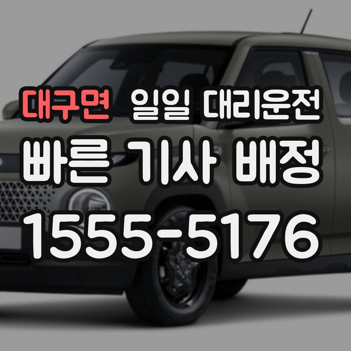 대구면 일일 대리운전