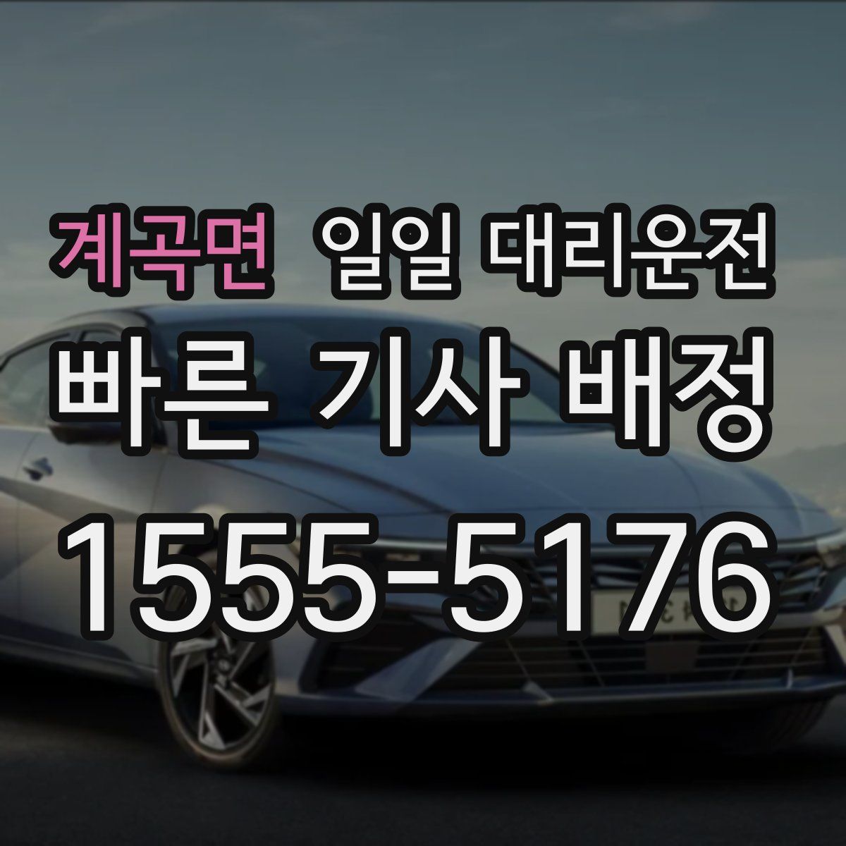 계곡면 일일 대리운전