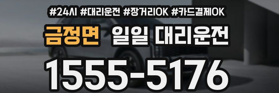 금정면 일일 대리운전