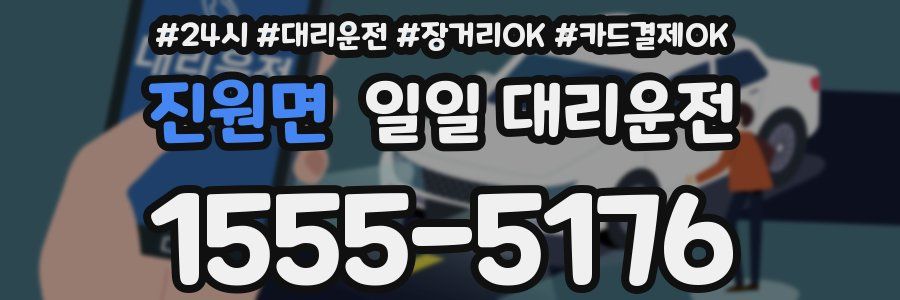 진원면 일일 대리운전