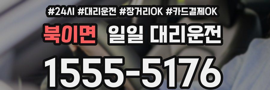 북이면 일일 대리운전