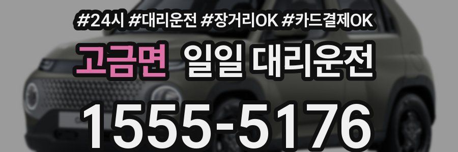 고금면 일일 대리운전