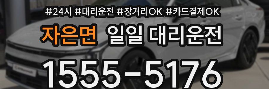 자은면 일일 대리운전