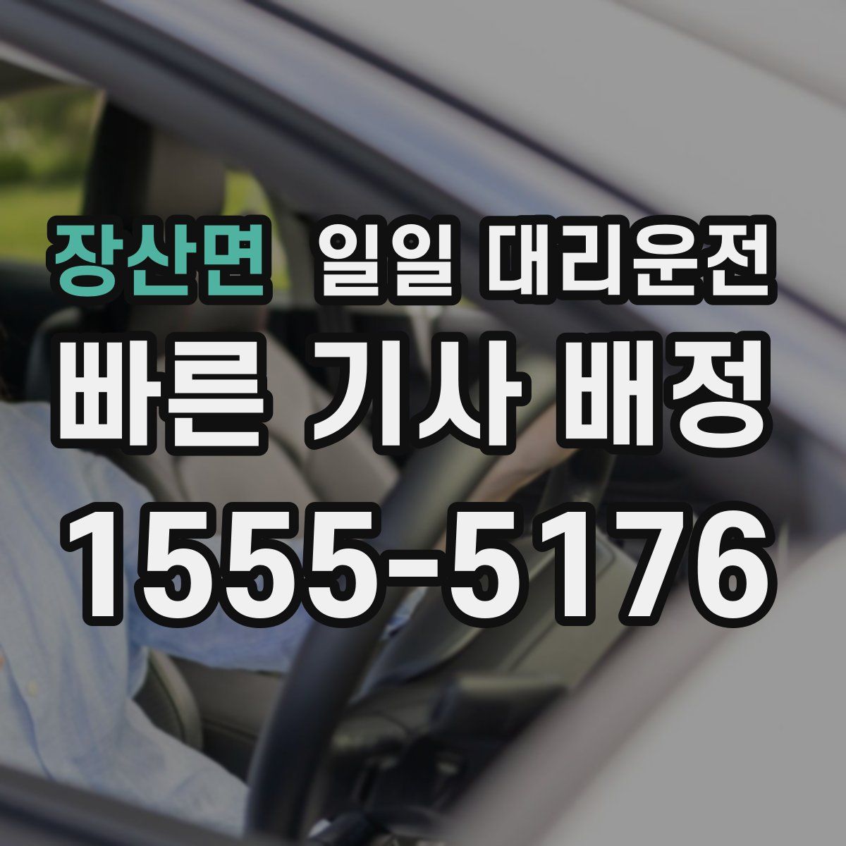 장산면 일일 대리운전