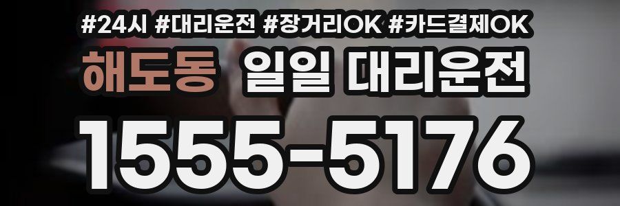 해도동 일일 대리운전