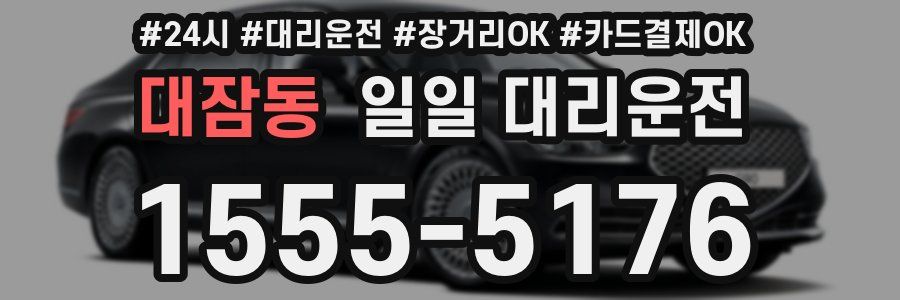 대잠동 일일 대리운전