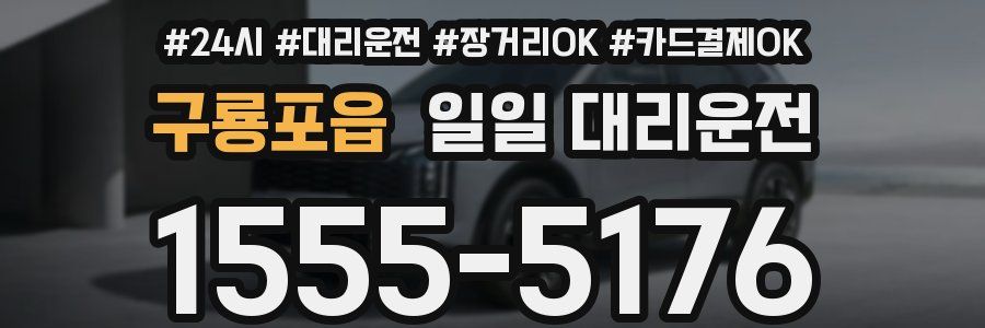 구룡포읍 일일 대리운전