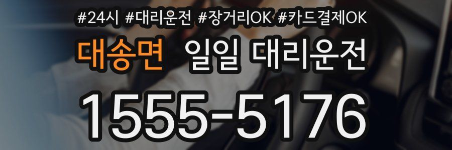 대송면 일일 대리운전