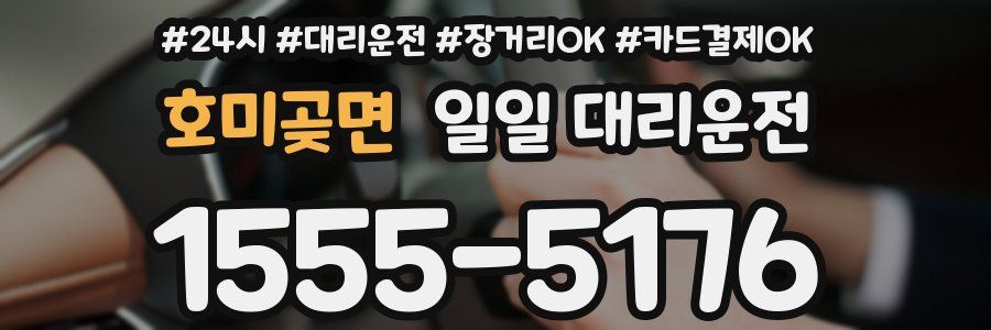 호미곶면 일일 대리운전