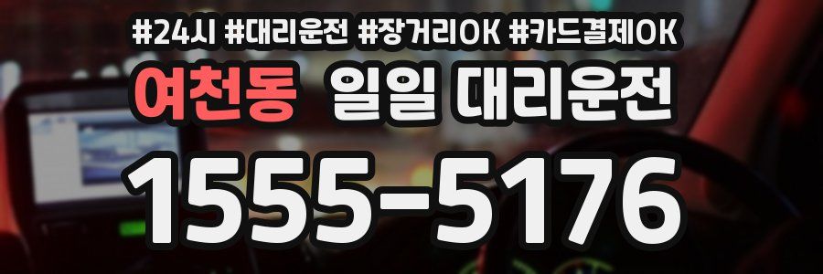 여천동 일일 대리운전