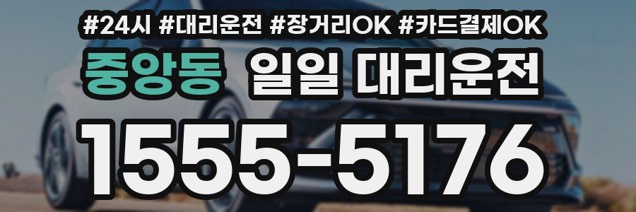 중앙동 일일 대리운전