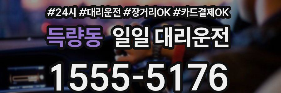 득량동 일일 대리운전