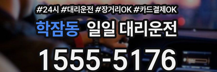 학잠동 일일 대리운전