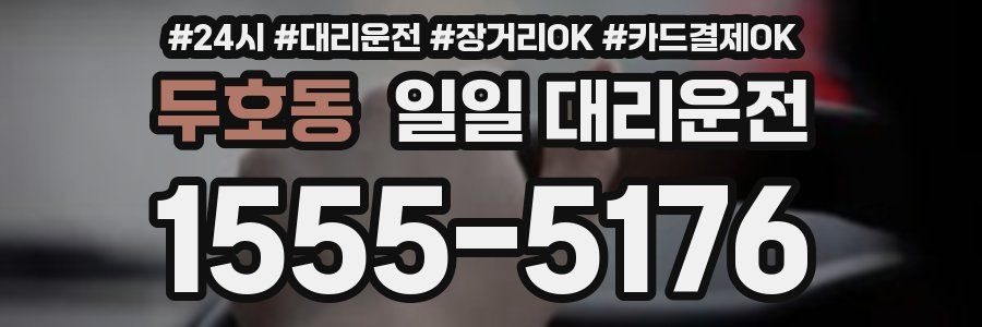 두호동 일일 대리운전