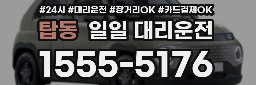 탑동 일일 대리운전