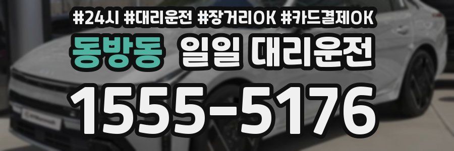 동방동 일일 대리운전
