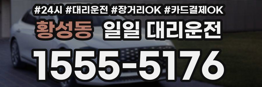 황성동 일일 대리운전