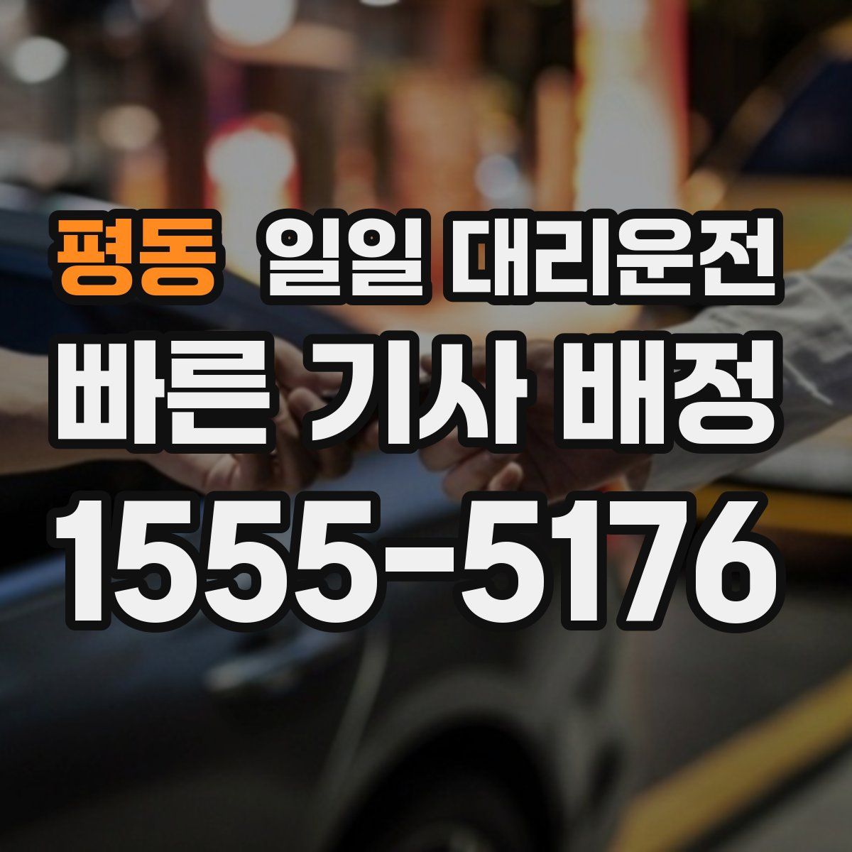 평동 일일 대리운전