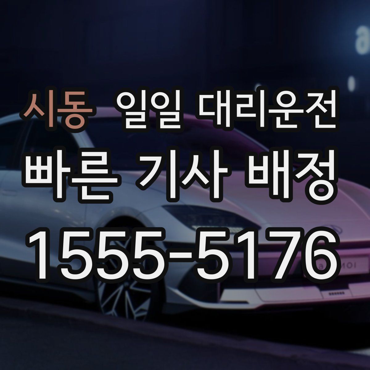 시동 일일 대리운전