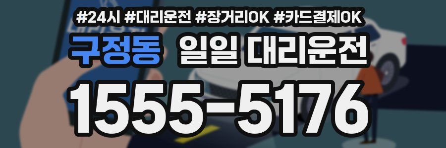 구정동 일일 대리운전