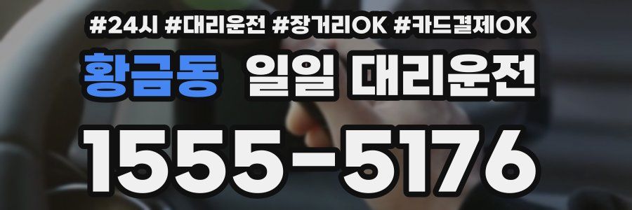 황금동 일일 대리운전