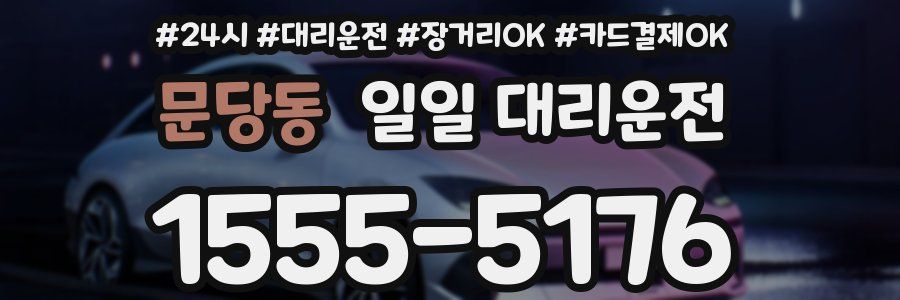 문당동 일일 대리운전