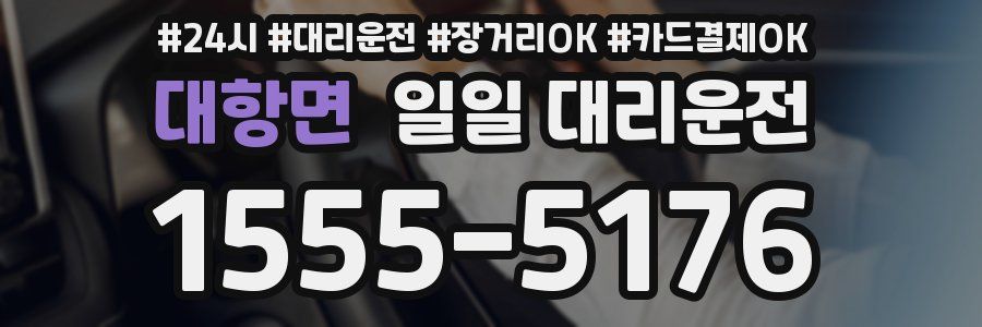 대항면 일일 대리운전
