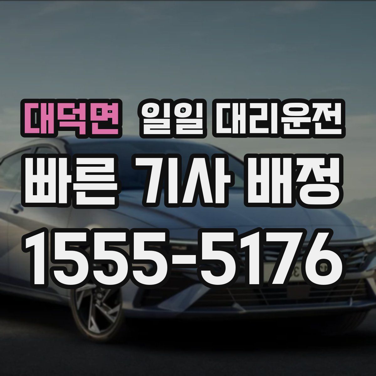 대덕면 일일 대리운전