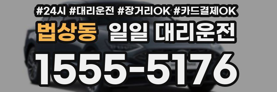 법상동 일일 대리운전