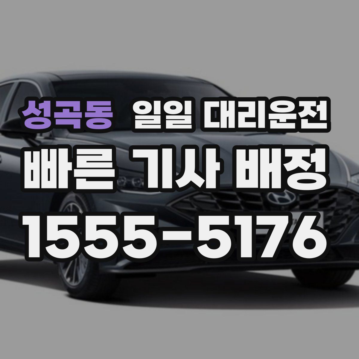 성곡동 일일 대리운전