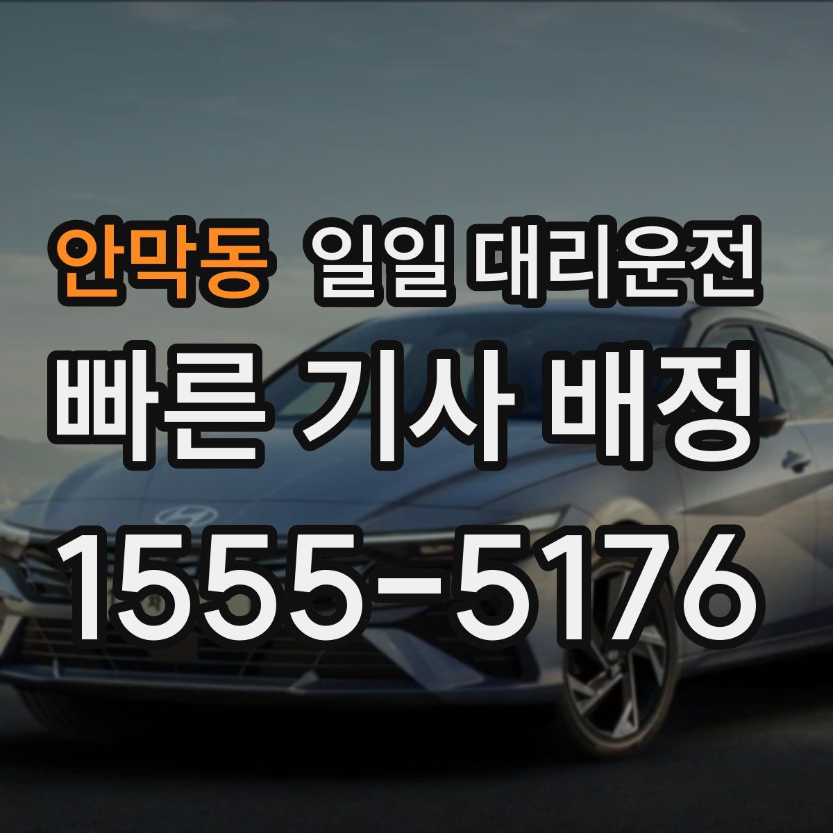 안막동 일일 대리운전