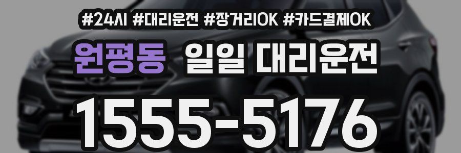 원평동 일일 대리운전