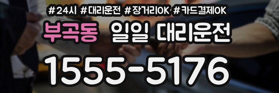 부곡동 일일 대리운전