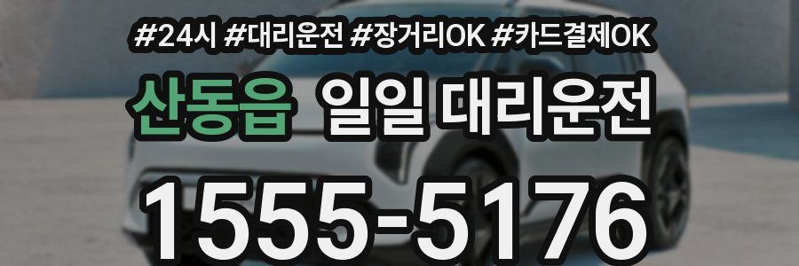산동읍 일일 대리운전