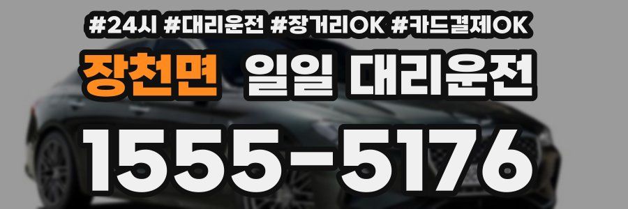 장천면 일일 대리운전
