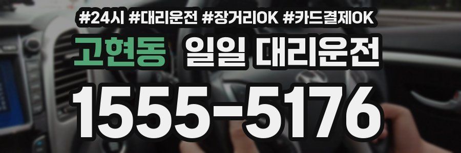 고현동 일일 대리운전