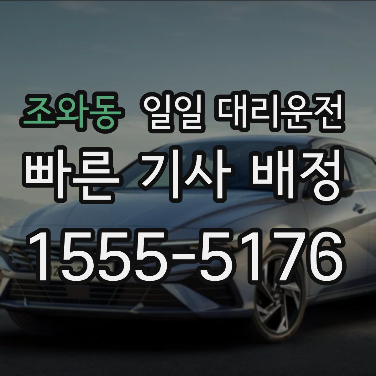 조와동 일일 대리운전