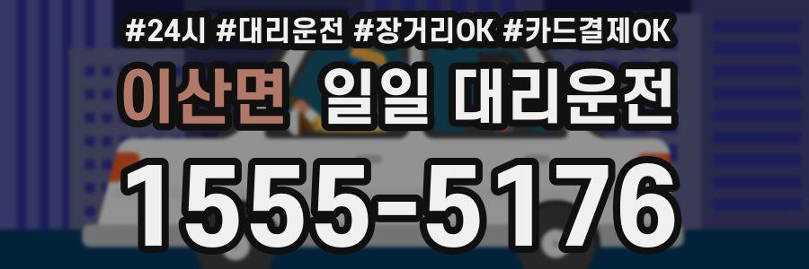 이산면 일일 대리운전