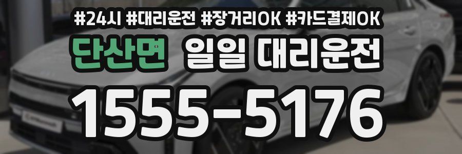단산면 일일 대리운전