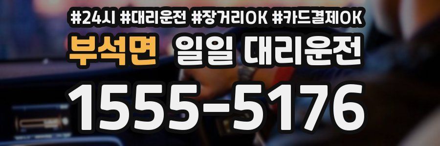 부석면 일일 대리운전