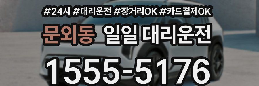 문외동 일일 대리운전