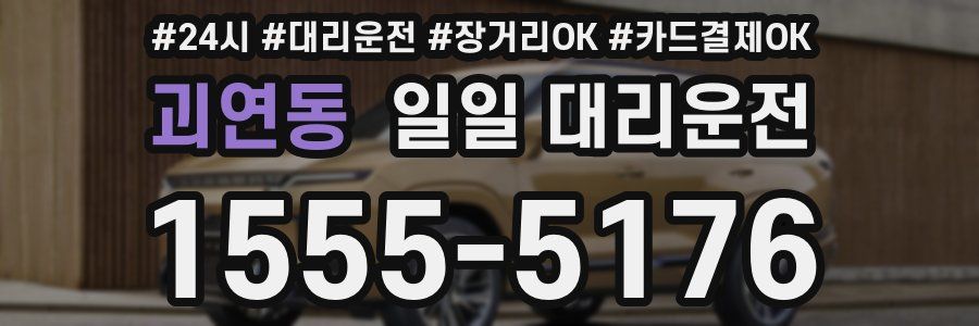 괴연동 일일 대리운전