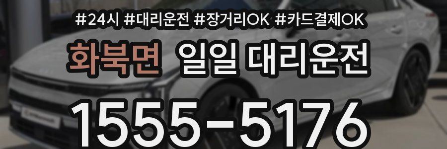 화북면 일일 대리운전