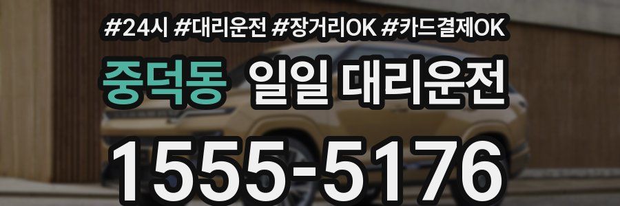 중덕동 일일 대리운전