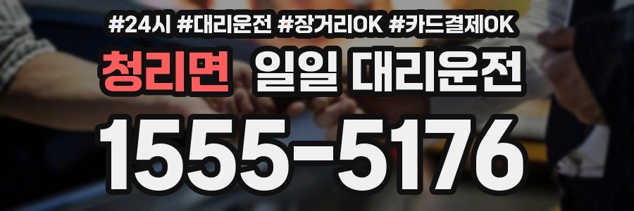 청리면 일일 대리운전