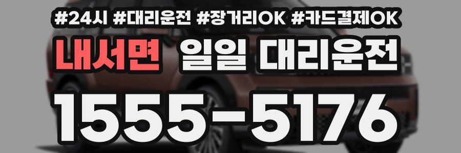 내서면 일일 대리운전