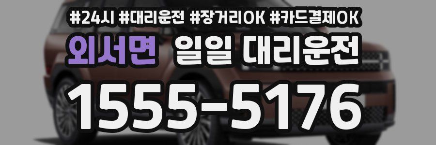 외서면 일일 대리운전