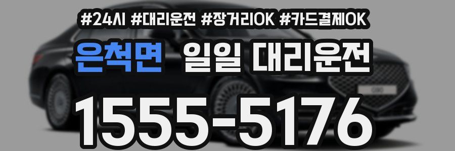 은척면 일일 대리운전
