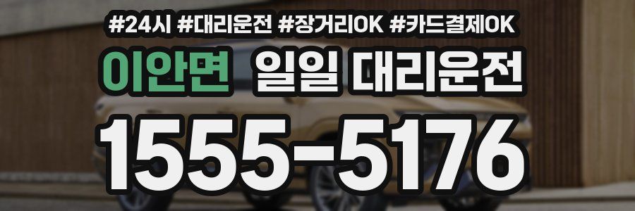 이안면 일일 대리운전