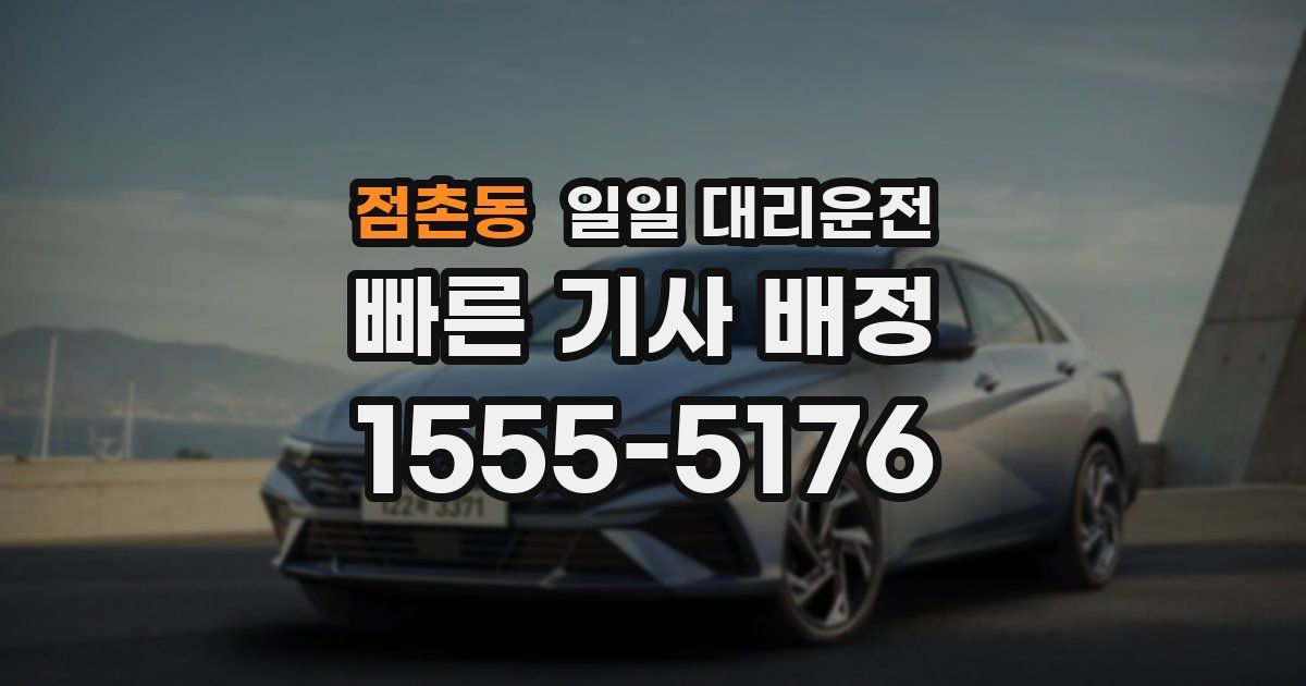 점촌동 일일 대리운전